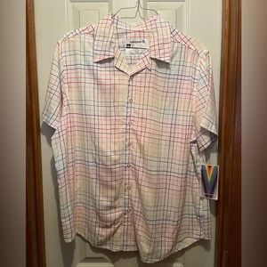 NWT Target #takepride Button Up, Short Sleeve Shirt - size XXL
